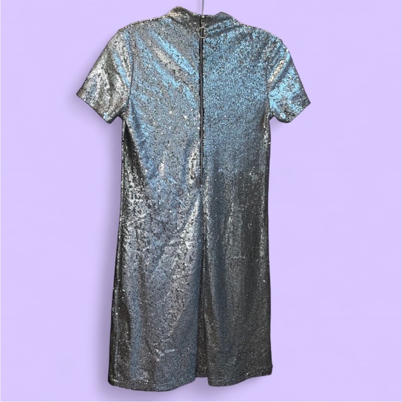 Silver Sequined Dress - Picture 2 of 9